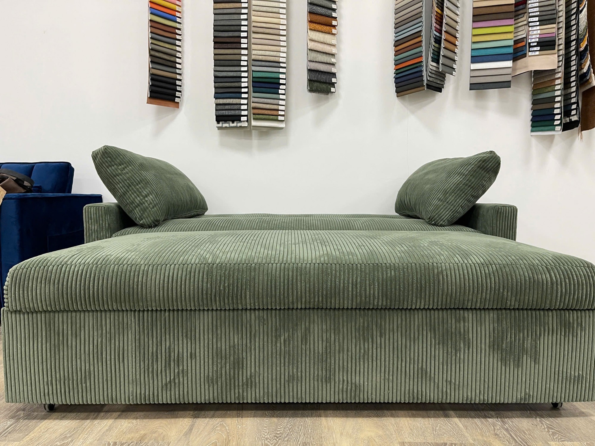 SOFA BED 1M8 VẢI GÂN XANH - ảnh 2